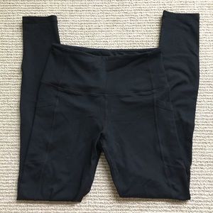 Senita Athletics Black Leggings w Pockets Size S